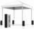 SANWAY 10×10 Pop Up Canopy Tent, One Push One Person Setup, Silver White | Waterproof, Instant Portable for Outdoor Events, Parties & Camping with 8 Stakes, 4 Sand bags and Carry Bag,Silver-Coated Top