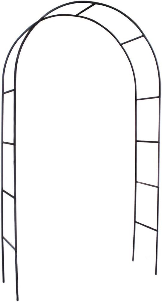 1. GO Steel Garden Arch, 7’8″ High x 4’5″ Wide, Garden Arbor for Various Climbing Plant, Outdoor Garden Lawn Backyard
