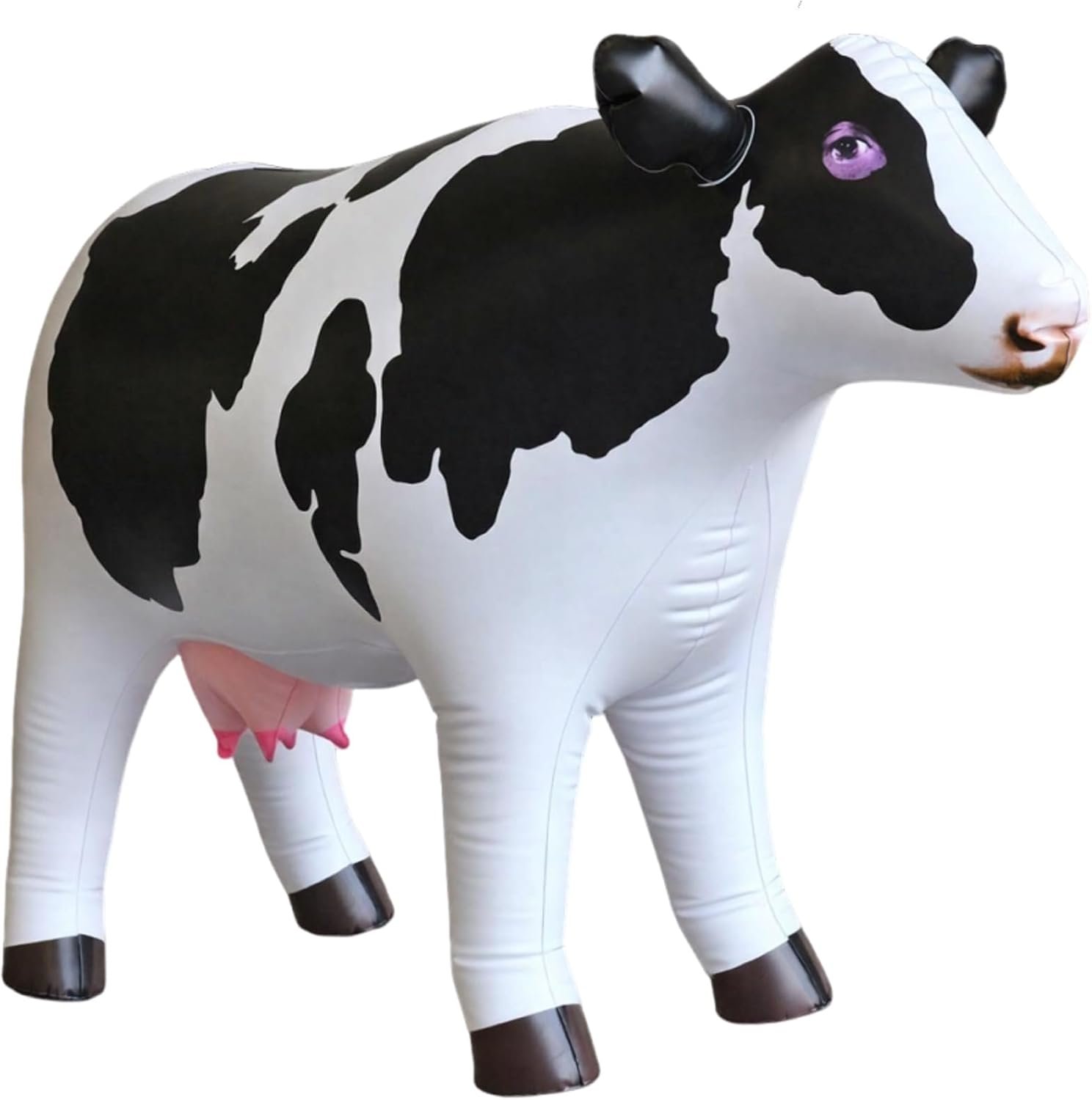 Jet Creations Cow Inflatable Animal Baby 37 inch Long Great for Pool Party Decoration, Birthday Kids and Adult an-Cow | Foot‑pad base keeps it upright on flat surfaces; alien‑themed styling adds a fun twist to barnyard decor, events, photo props