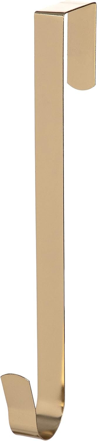 CousinDIY Heavy-Duty Metal Door Wreath Hanger 12″-Gold