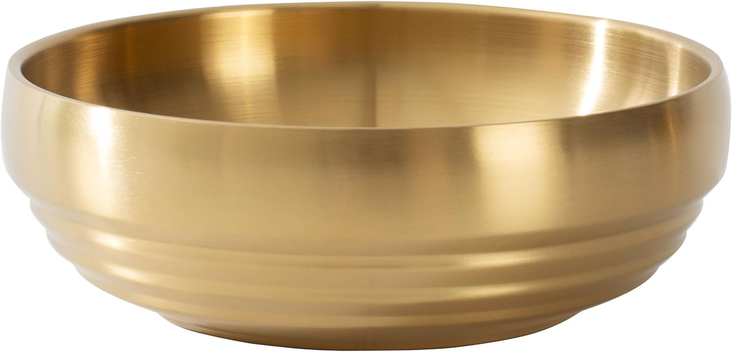 7.4 INCH Decorative Bowl, Key Bowl for Entryway Table, Key Holder Bowl, Decorative Bowls for Home Decor(Gold)