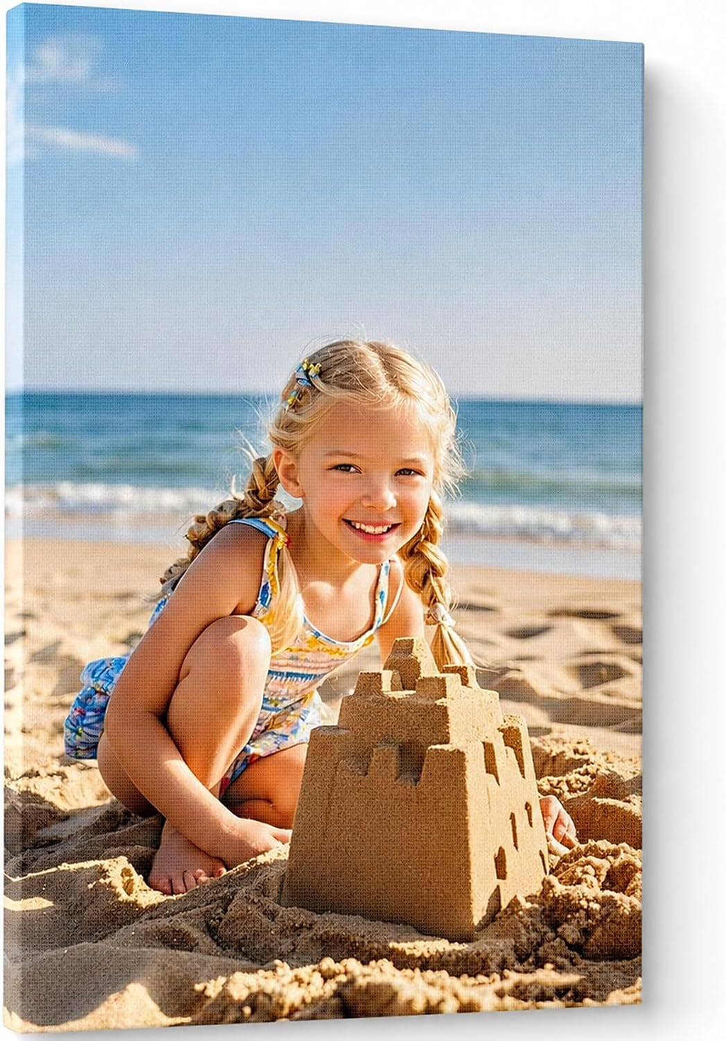 Personalized Custom Canvas Prints Photo on Canvas Wall Art Framed 12×16 | create canvas from photo canvas prints with your photos custom photo personalized wall photos custom picture photo gift