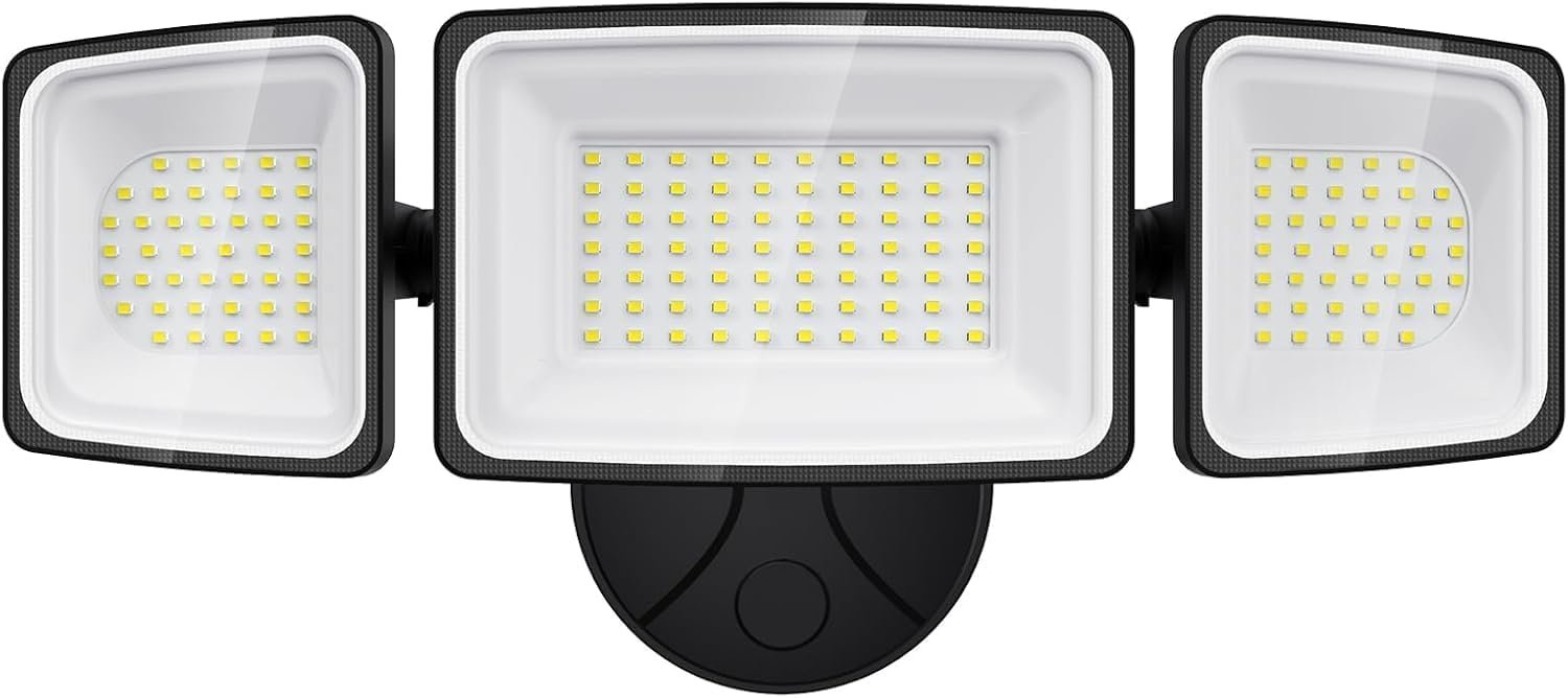 Onforu 150W LED Security Light, 15000LM Outdoor Flood Light Switch Controlled, IP65 Waterproof LED Exterior Floodlight, 6500K White Wall Mount Security Lighting for Entryway, Garage, Yard, Eave