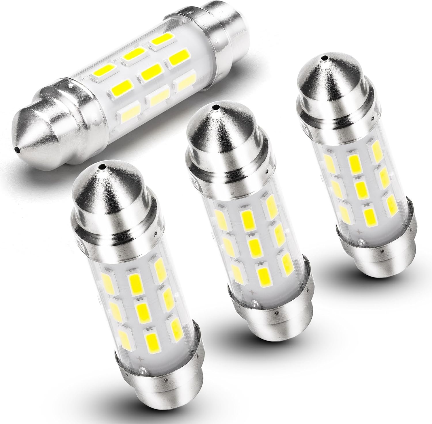 Ziomitus RV Refrigerator Fridge Bulb 214-2/211-2 41mm 12V LED Festoon Bulb | for Trailer Camper Motorhome RV 578 Interior Car Reading Dome Map Trunk Door License Plate Courtesy Lights Bright 4PCS